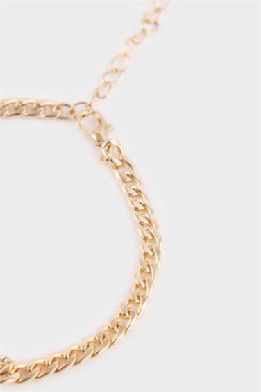 Kadın Charmlı 2'li Gold Bileklik