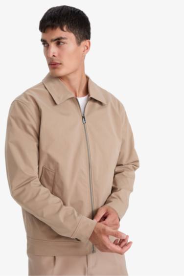 Regular Fit Lined Puffer Jacket