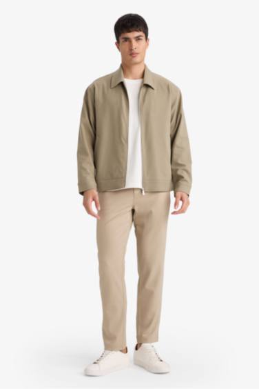 Regular Fit Lined Puffer Jacket