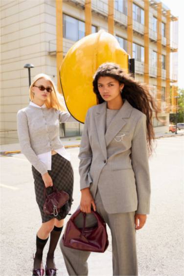 Slim Fit Taffeta Blazer