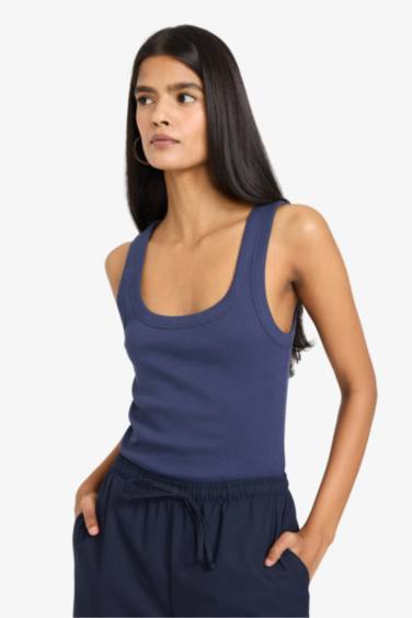 Fıtted Fitilli Kaşkorse Atlet - Görsel 3