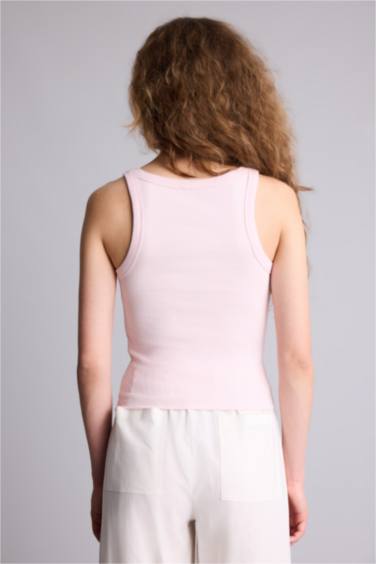 Fıtted Fitilli Kaşkorse Atlet - Görsel 5