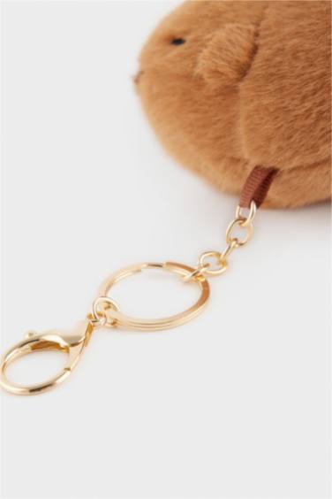 Kadın Sincap Temalı Charm Anahtarlık