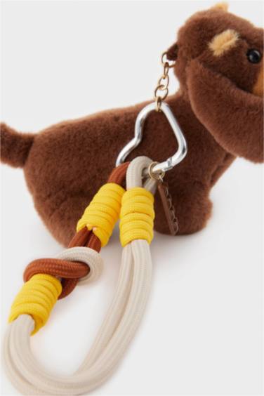 Kadın Köpek Temalı Charm Anahtarlık