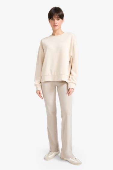 Yumuşak Dokulu İspanyol Paça Pantolon-Fall in Love Loungewear