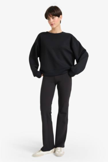 Yumuşak Dokulu İspanyol Paça Pantolon-Fall in Love Loungewear