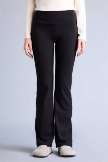 Fall in Love Soft Textured Flare Leg Trousers
