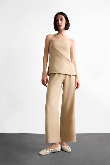 بلوزة سليم فيت بدون حمالات