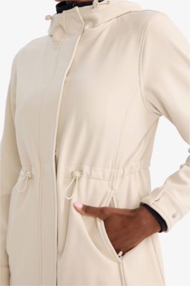 Водоотталкивающая куртка на молнии с капюшоном Regular Fit