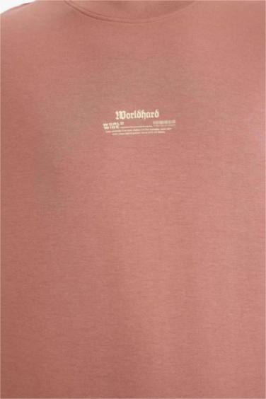 Дышащая футболка Loose Fit с принтом