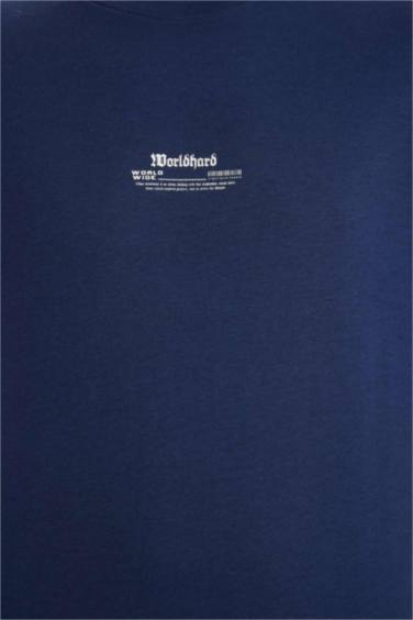 Loose Fit ауа өткізетін суретті футболка