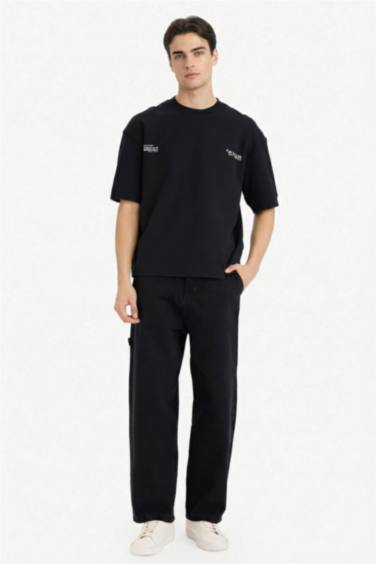 Дышащая футболка Loose Fit с принтом