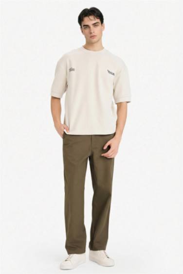 Дышащая футболка Loose Fit с принтом