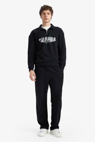 Boxy Fit Long Sleeve Sweatshirt