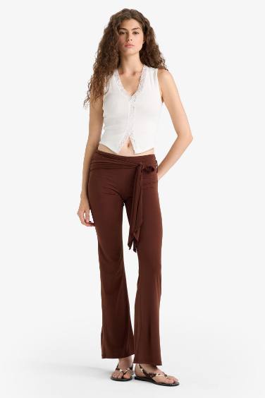 Flare Fit Normal Waist Standard Length Trousers