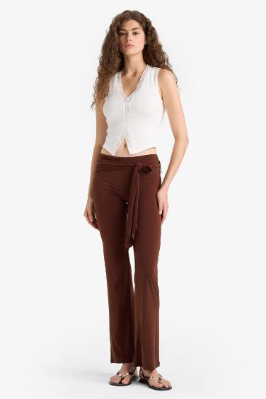 Flare Fit Normal Waist Standard Length Trousers