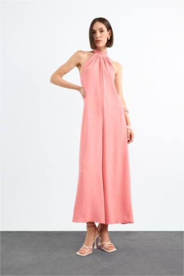 Wide Leg Long Jumpsuit