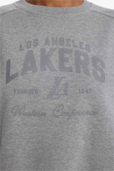 NBA Los Angeles Lakers Bisiklet Yaka Sweatshirt