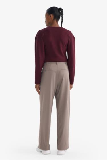 Wide Leg Ankle Length Trousers