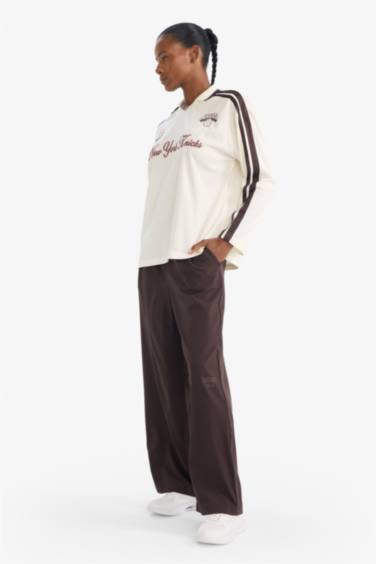 Wide Leg Chicago Bulls Licensed Woven Trousers