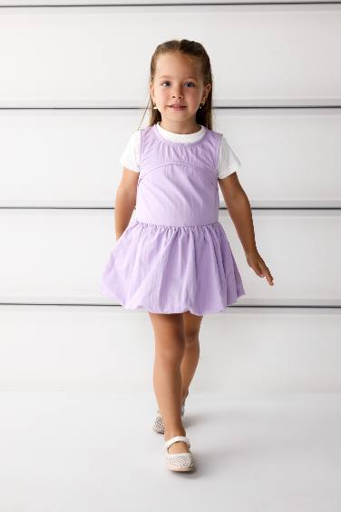 سيت بيبي بناتي فستان وبلوزة - قطعتين