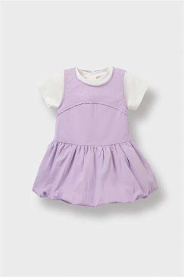 سيت بيبي بناتي فستان وبلوزة - قطعتين