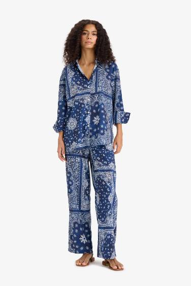 قميص بحر مطبوع قصة عادية من Fall in Love