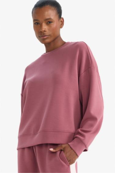 Crew Neck Modal Sports Sweatshirt