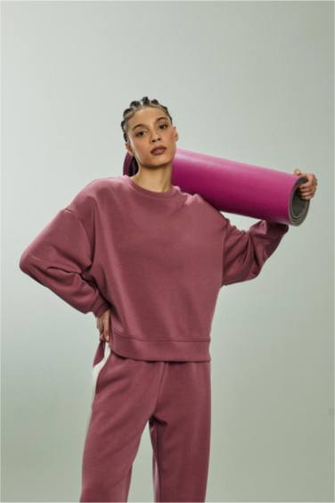 سويت شيرت رياضي بياخة مستديرة