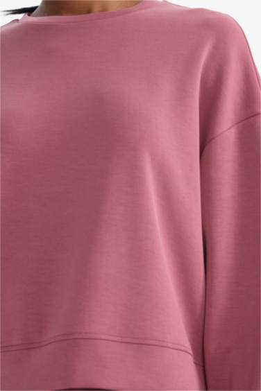 Crew Neck Modal Sports Sweatshirt