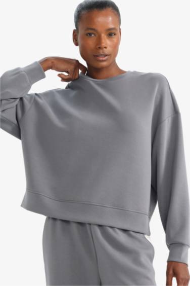 Crew Neck Modal Sports Sweatshirt