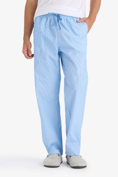 2 Piece Striped Poplin Pajama Pants