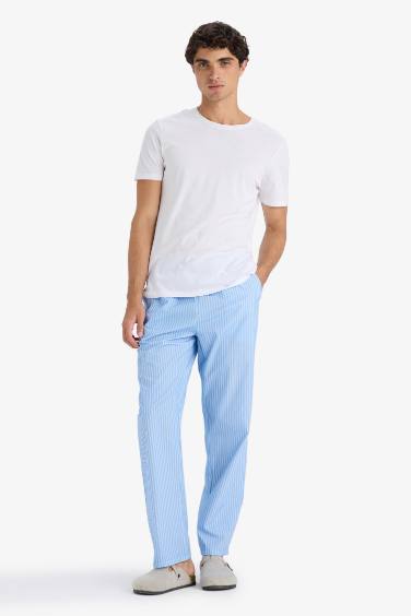 2 Piece Striped Poplin Pajama Pants