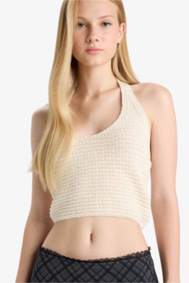 Slim Fit Halter Neck Tank Top