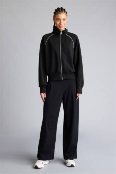 Кардиган из модала с воротником-стойкой Standart Fit