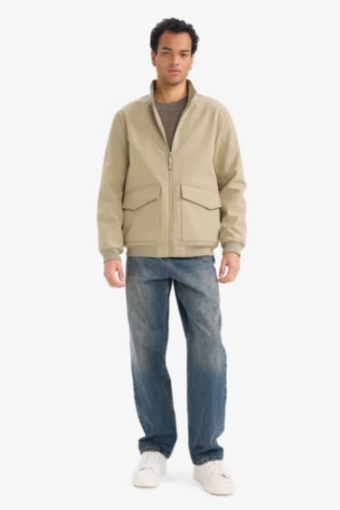 Regular Fit College Collar Jacket