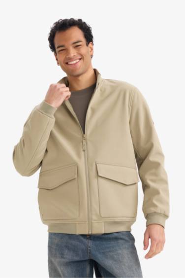 Regular Fit College Collar Jacket