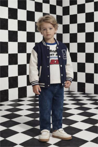 Su Geçirmez Bomber Mont Erkek Bebek