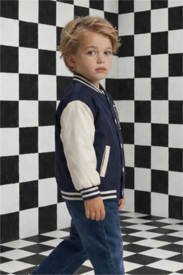 Su Geçirmez Bomber Mont Erkek Bebek