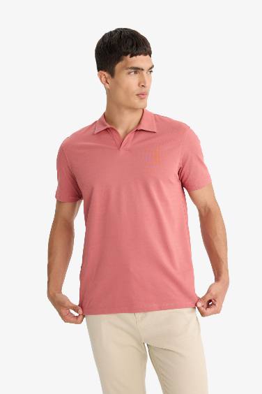 Regular Fit Resort Neck Polo T-Shirt