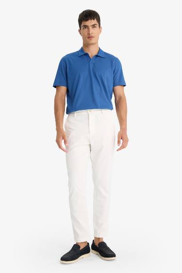 Regular Fit Textured Polo T-Shirt