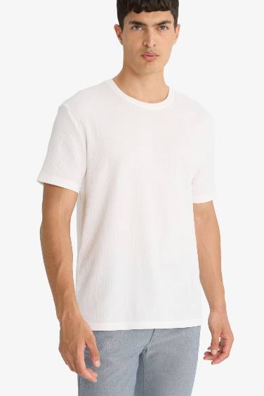 Regular Fit Crew Neck Short Sleeve T-Shirt