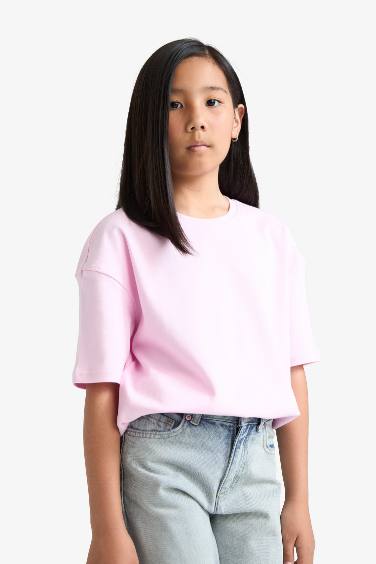 Girl Oversize Fit Short Sleeve T-Shirt