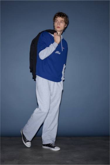 Baggy Fit Wide Leg Trousers