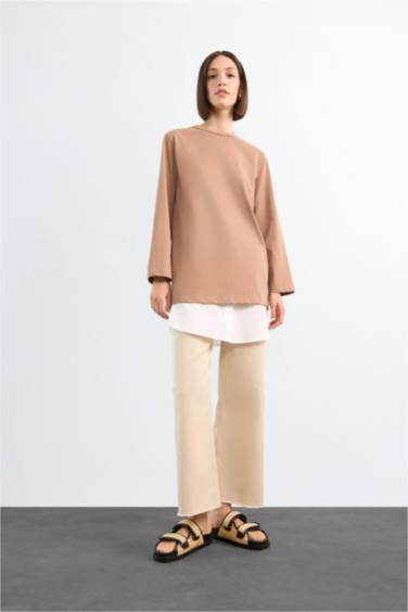 Relax Fit Poplin Skirt