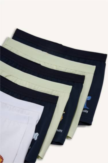 Erkek Çocuk Hayvan Desenli 7'li Boxer