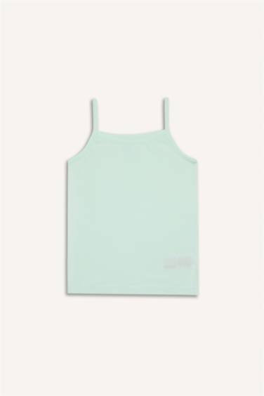 فانيلة بناتي مطبوعة قصة عادية - 5 قطع