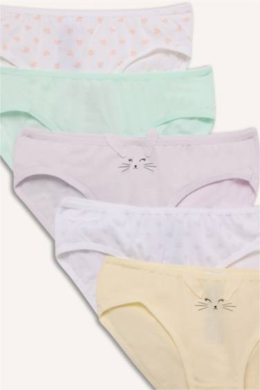 كلوت بناتي بطبعة - 5 قطع