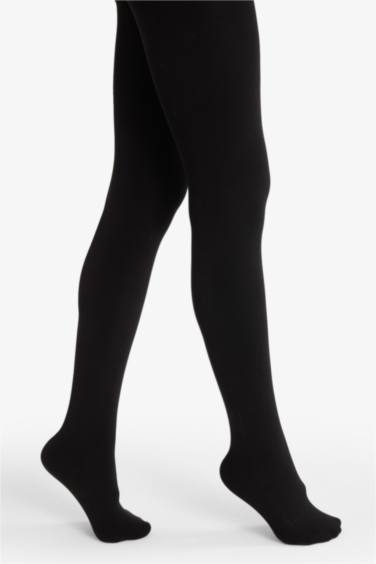 Kadın Siyah Termal Külotlu Çorap