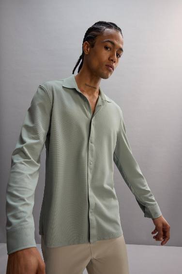 Рубашка с длинными рукавами DeFactoFit